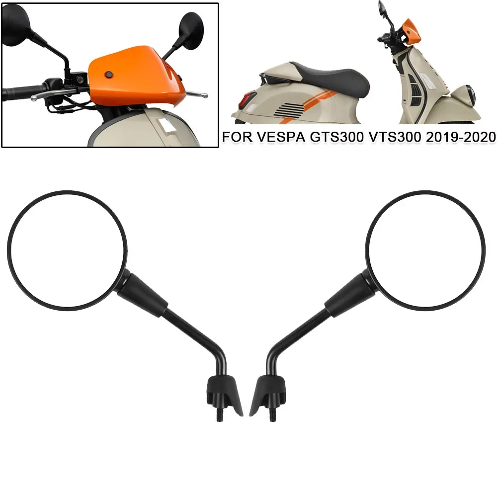 Motorcycle Side Mirror Rearview Mirrors For Vespa GTS300 VTS300 2019-2020 Primavera 4T 3V iGET For Vespa GTV GTS LT LX All Model
Motorcycle Side Mirror Rearview Mirrors For Vespa GTS300 VTS300 2019-2020 Primavera 4T 3V iGET For Vespa GTV GTS LT LX All Model