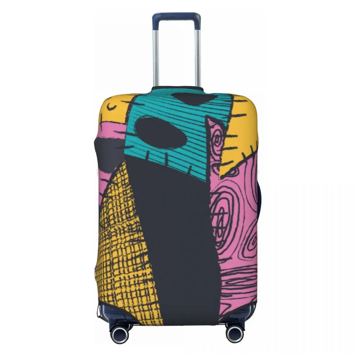 Custom Nightmare Sewn Pattern Jack Skellingtons Travel Luggage Cover Elastic Suitcase Cover Protector Fit 18-32 Inch
Custom Nightmare Sewn Pattern Jack Skellingtons Travel Luggage Cover Elastic Suitcase Cover Protector Fit 18-32 Inch