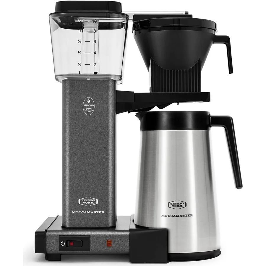 79317 KBGT thermal Carafe 10Cup Coffee Maker 40 Ounce Stone Grey 1.25l for Home and Office Use Keeps Coffee Hot for Hours with
79317 KBGT thermal Carafe 10Cup Coffee Maker 40 Ounce Stone Grey 1.25l for Home and Office Use Keeps Coffee Hot for Hours with