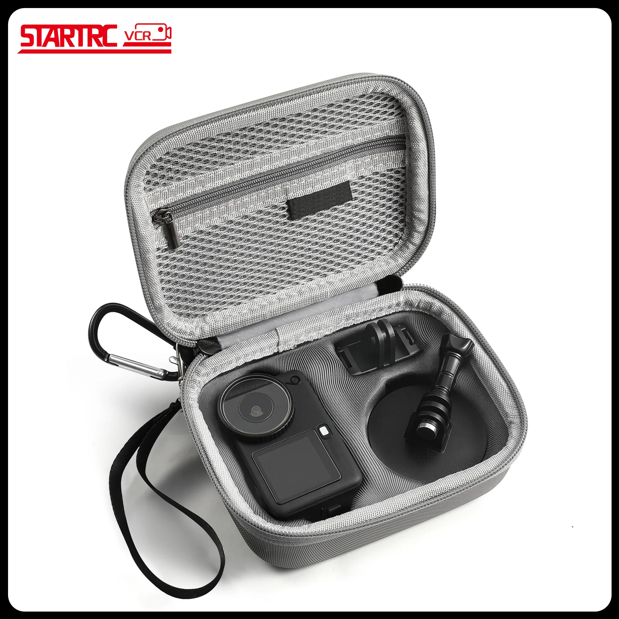 Action 6 Carrying Case for DJI Osmo Action 6 Hard PU Storage Bag with Lycra Lining Dustproof Case with Carabiner & Wrist Strap
Action 6 Carrying Case for DJI Osmo Action 6 Hard PU Storage Bag with Lycra Lining Dustproof Case with Carabiner & Wrist Strap