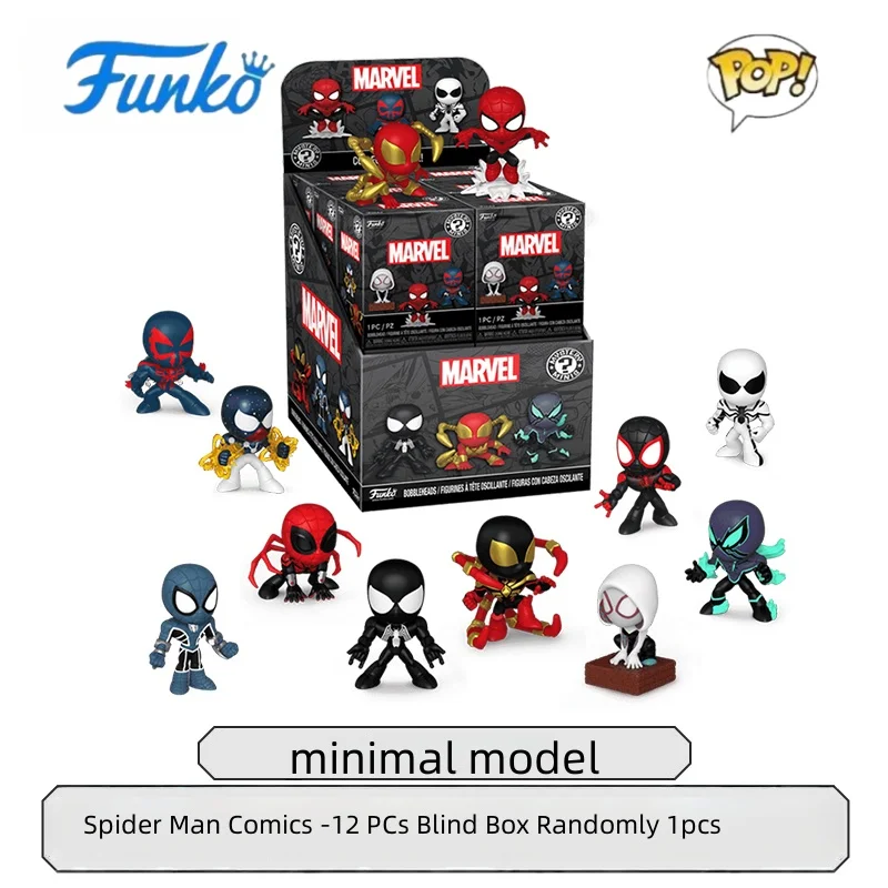 Genuine Funko Pop Marvel Spider - Man Blind Box Model Toys Anime Q Version Figure Dolls Decor Mystery Box Collectibles Gifts
Genuine Funko Pop Marvel Spider - Man Blind Box Model Toys Anime Q Version Figure Dolls Decor Mystery Box Collectibles Gifts