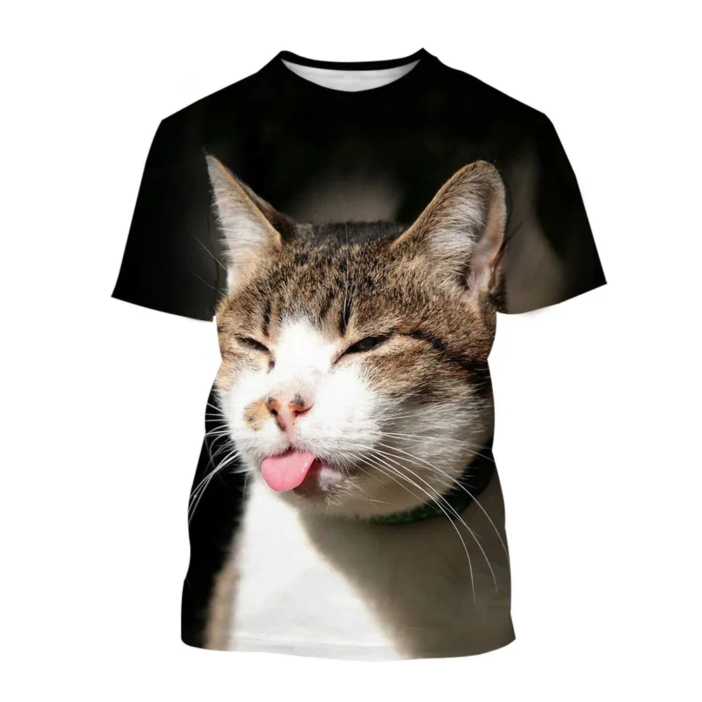 3d Fun Animal Cat Pattern T-shirt Summer Fashion Cute Hip Hop Casual Print Men's And Women's Children's O-neck Short Sleeve Top
3d Fun Animal Cat Pattern T-shirt Summer Fashion Cute Hip Hop Casual Print Men's And Women's Children's O-neck Short Sleeve Top