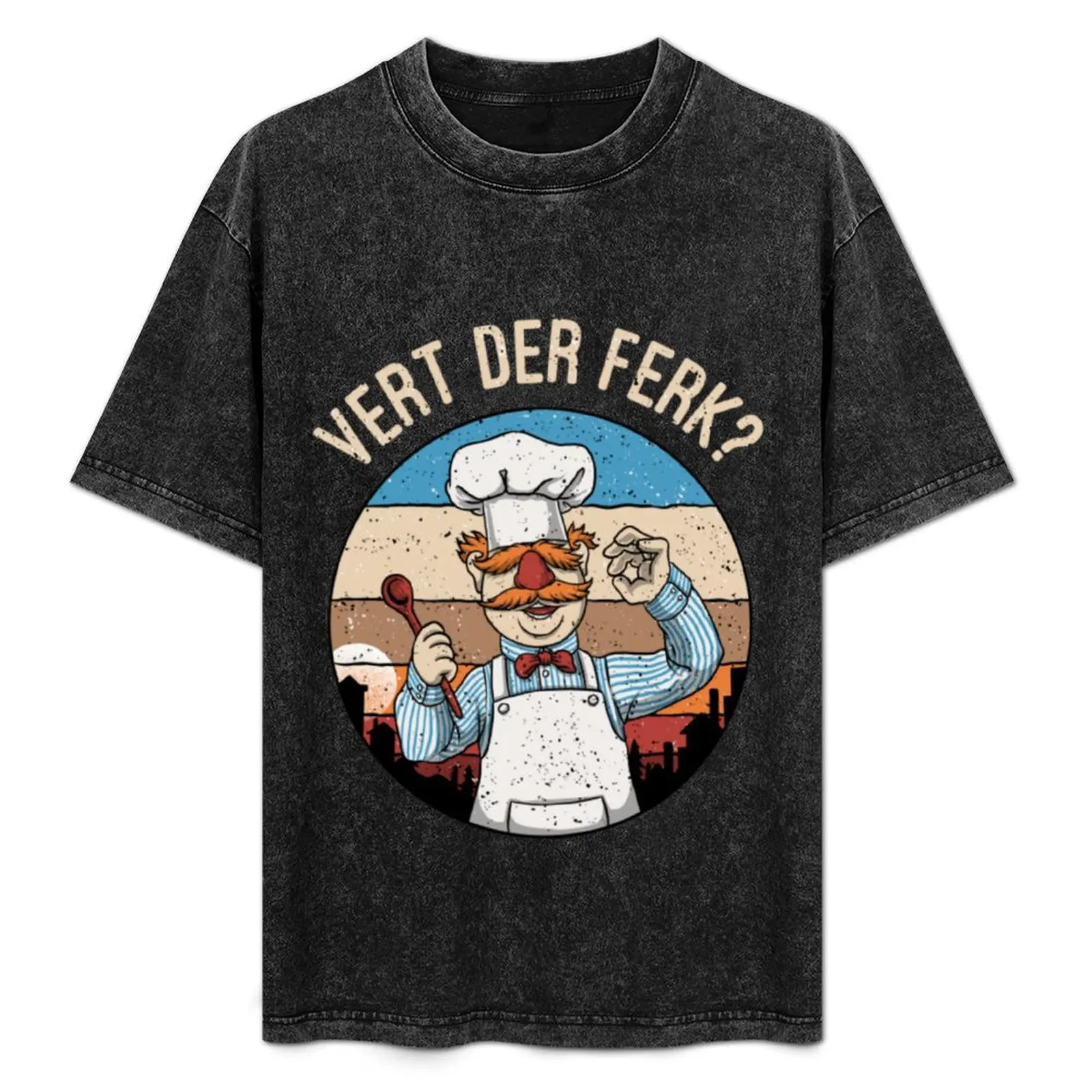 Vintage Vert Der Ferk Cute Funny Swedish Chef Knife T-Shirt Industrial Work Tee Shirt
Vintage Vert Der Ferk Cute Funny Swedish Chef Knife T-Shirt Industrial Work Tee Shirt