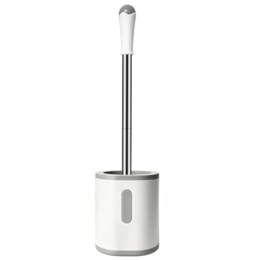 Compact Toilet Brush and Holder, Stainless Steel Handle, Space Saving for Storage, Deep Cleaning, Drip-Proof, Easy to Assemble,
Compact Toilet Brush and Holder, Stainless Steel Handle, Space Saving for Storage, Deep Cleaning, Drip-Proof, Easy to Assemble,