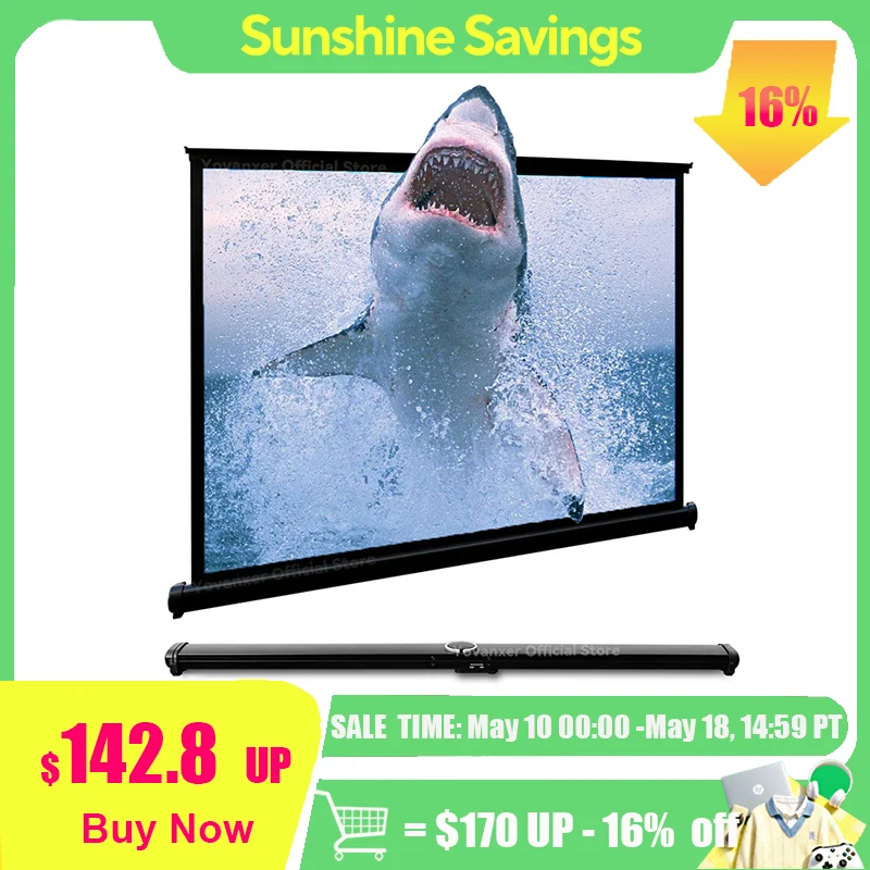 Yovanxer Portable Projector Screen Pull Up Tabletop Projection Screen with Stand Watch Movie for Outdoor Camping Business Office
Yovanxer Portable Projector Screen Pull Up Tabletop Projection Screen with Stand Watch Movie for Outdoor Camping Business Office