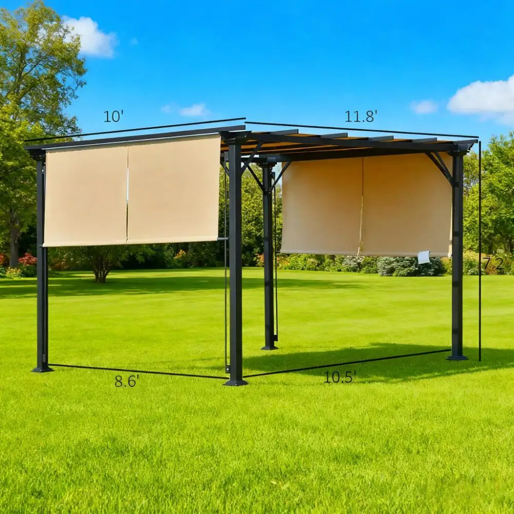 Ye Pergola Canopy 12' x 10' Patio Metal Shelter
Ye Pergola Canopy 12' x 10' Patio Metal Shelter