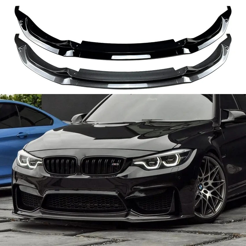 Car Front Bumper Lip Spoiler Diffuser Splitters Body Kit Aprons Cover Guard Trim For BMW M3 F80 M4 F82 F83 2015-2020
Car Front Bumper Lip Spoiler Diffuser Splitters Body Kit Aprons Cover Guard Trim For BMW M3 F80 M4 F82 F83 2015-2020