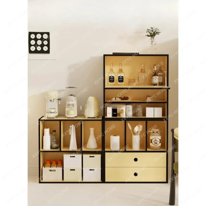 Q medieval side cabinet multi-function module combination cabinet