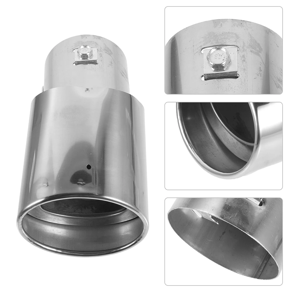 2pcs Universal Motorcycle Exhaust Pipe Tips Stainless Steel Car Tailpipe Tip Noise Reduction Durable Modification Auto
2pcs Universal Motorcycle Exhaust Pipe Tips Stainless Steel Car Tailpipe Tip Noise Reduction Durable Modification Auto