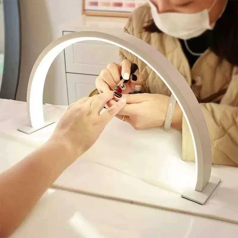 Work Light Rainbow Shaped Nail Work Lamp Beauty Work Desk Lamp White/Pink LED Nail Lamp Office Fill Light USB Plug Beauty Salon
Work Light Rainbow Shaped Nail Work Lamp Beauty Work Desk Lamp White/Pink LED Nail Lamp Office Fill Light USB Plug Beauty Salon