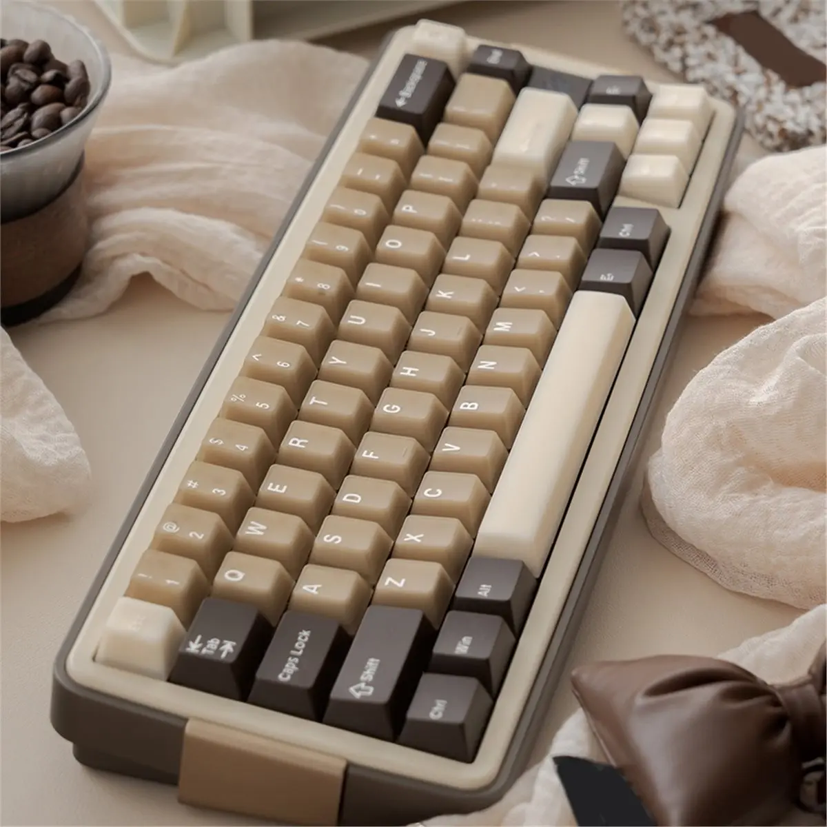 164 Keys Latte Coffee Keycaps Retro Brown Translucent Keycaps Double Shot PBT PC Keycap for Mechanical Keyboard
164 Keys Latte Coffee Keycaps Retro Brown Translucent Keycaps Double Shot PBT PC Keycap for Mechanical Keyboard