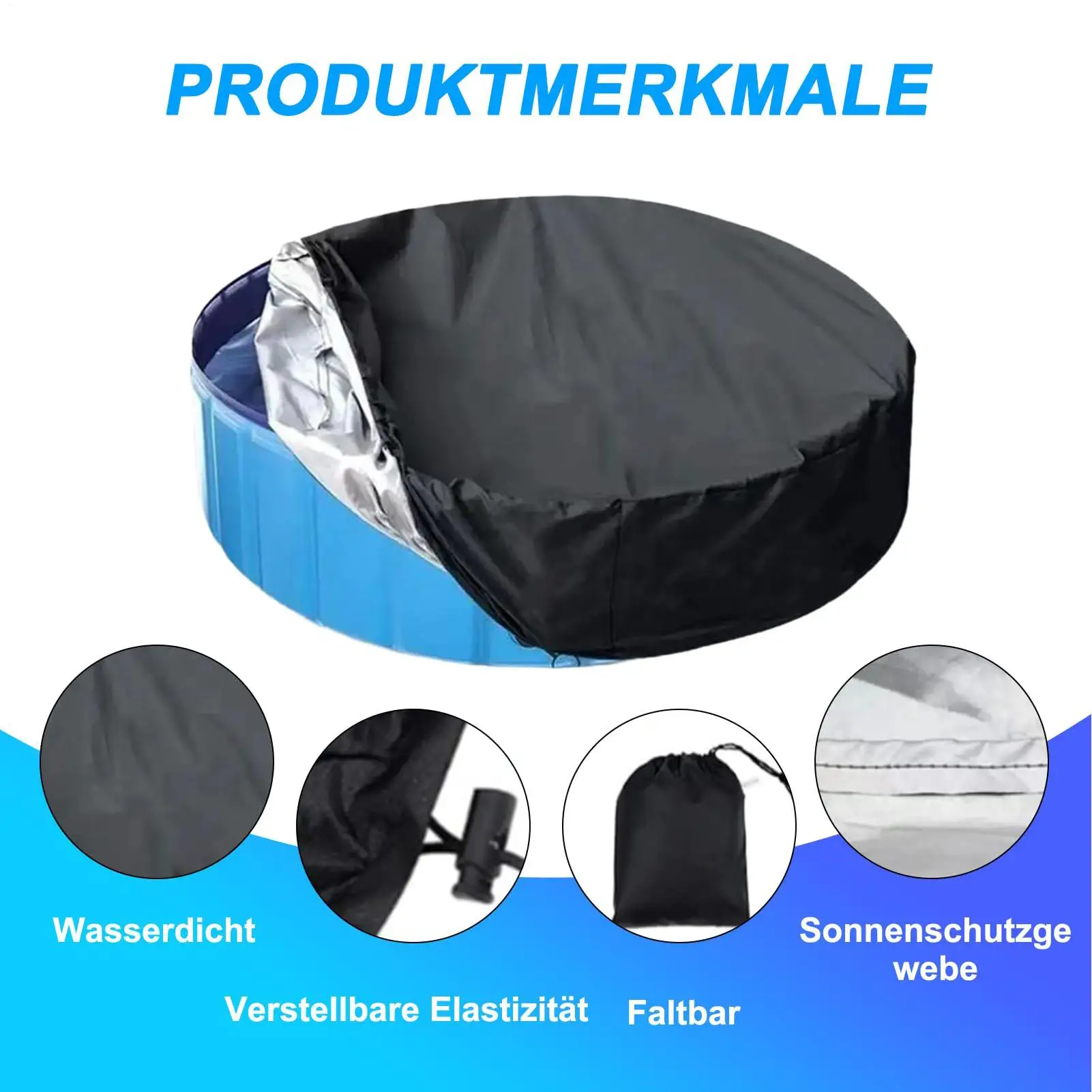 Pool Cover Round Waterproof Tear-Resistant Oxford Cloth Round Pool Cover Protector For Yard Patio Lawn Grassland Porch Courtyard
Pool Cover Round Waterproof Tear-Resistant Oxford Cloth Round Pool Cover Protector For Yard Patio Lawn Grassland Porch Courtyard