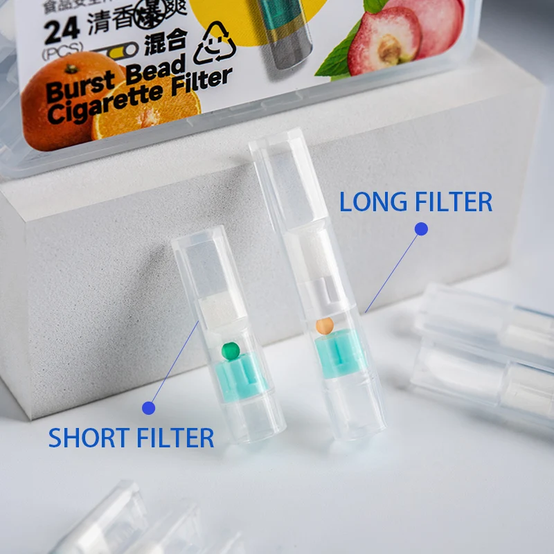 Multiple Delicious Fruit Scent Built-in Burst Bead Filter Tips, Lightweight Disposable Holder for indoor and outdoor smoking use
Multiple Delicious Fruit Scent Built-in Burst Bead Filter Tips, Lightweight Disposable Holder for indoor and outdoor smoking use