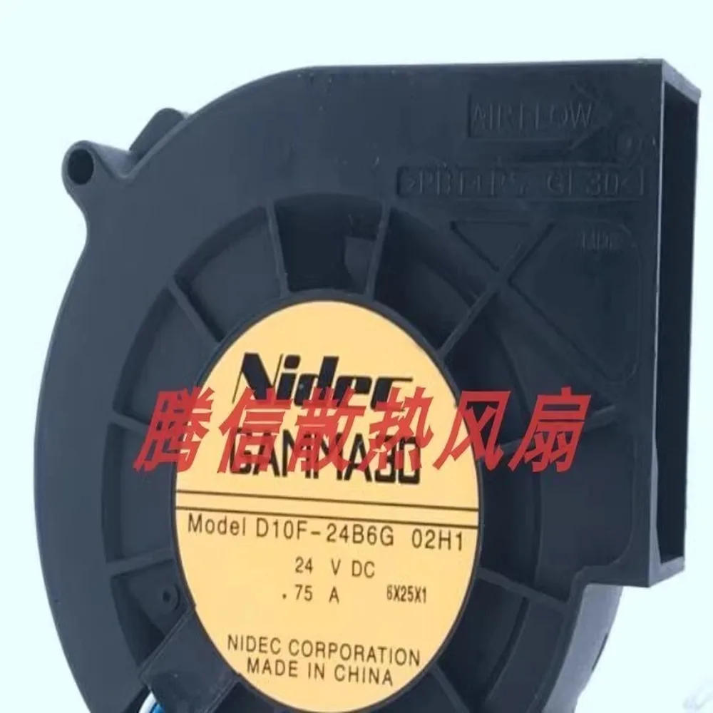 For Nidec D10F-24B6G 02H1 DC24V 0.75A 9733 Centrifugal Turbo Cooling Fan
For Nidec D10F-24B6G 02H1 DC24V 0.75A 9733 Centrifugal Turbo Cooling Fan