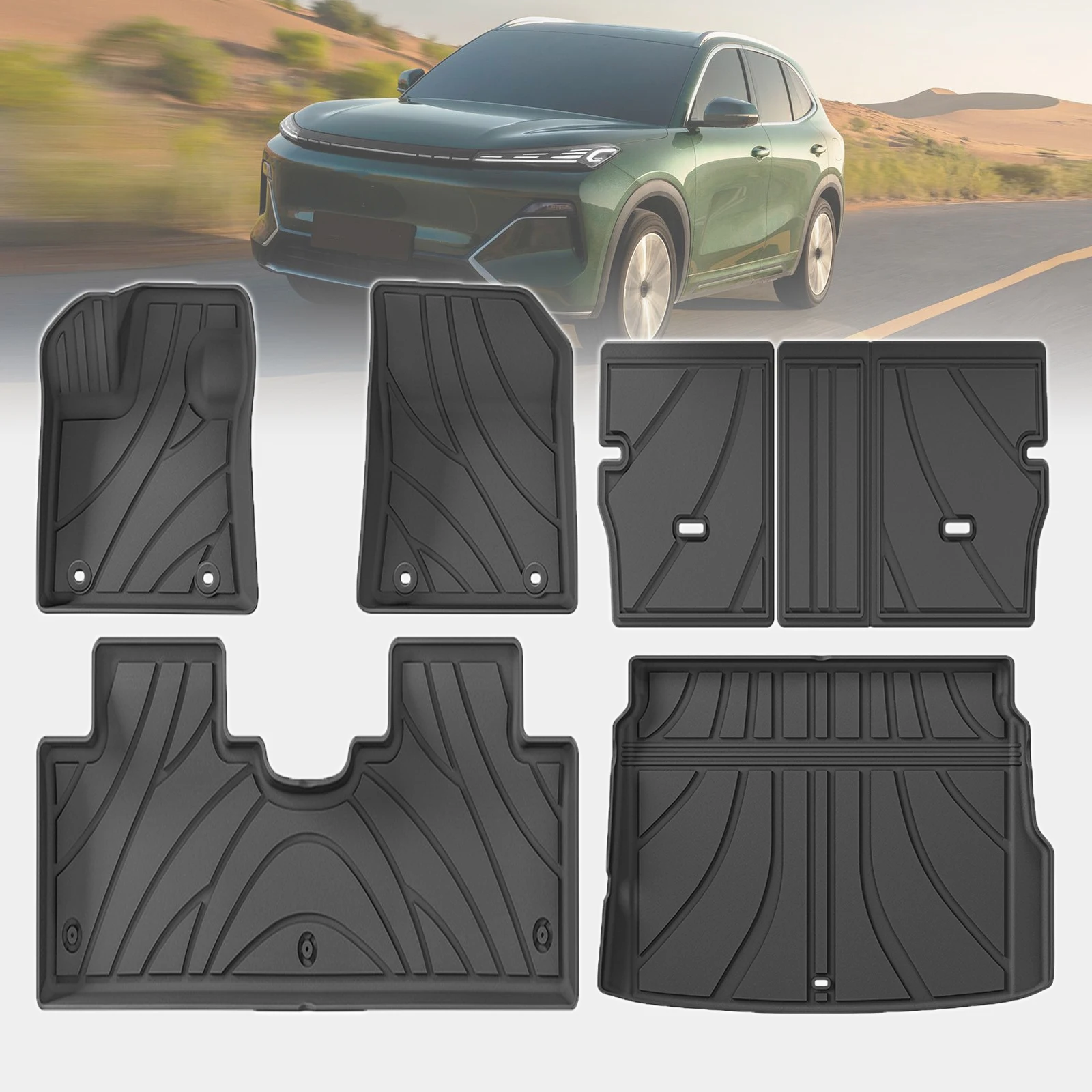 for Geely Starray EM-i EX5 E5 EMi 2025 2026 Proton eMas 7 PHEV Waterproof 3D TPE Car Mats, Perfect Fit, Odorless Accessories
for Geely Starray EM-i EX5 E5 EMi 2025 2026 Proton eMas 7 PHEV Waterproof 3D TPE Car Mats, Perfect Fit, Odorless Accessories