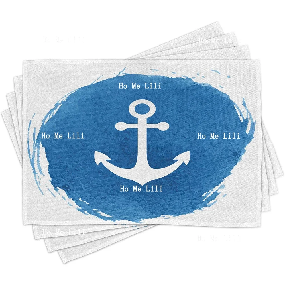 Anchor Place Mats Marine Watercolors Effect Deep Down Sea Stay Calm And Firm Art Print Fabric Placemats
Anchor Place Mats Marine Watercolors Effect Deep Down Sea Stay Calm And Firm Art Print Fabric Placemats