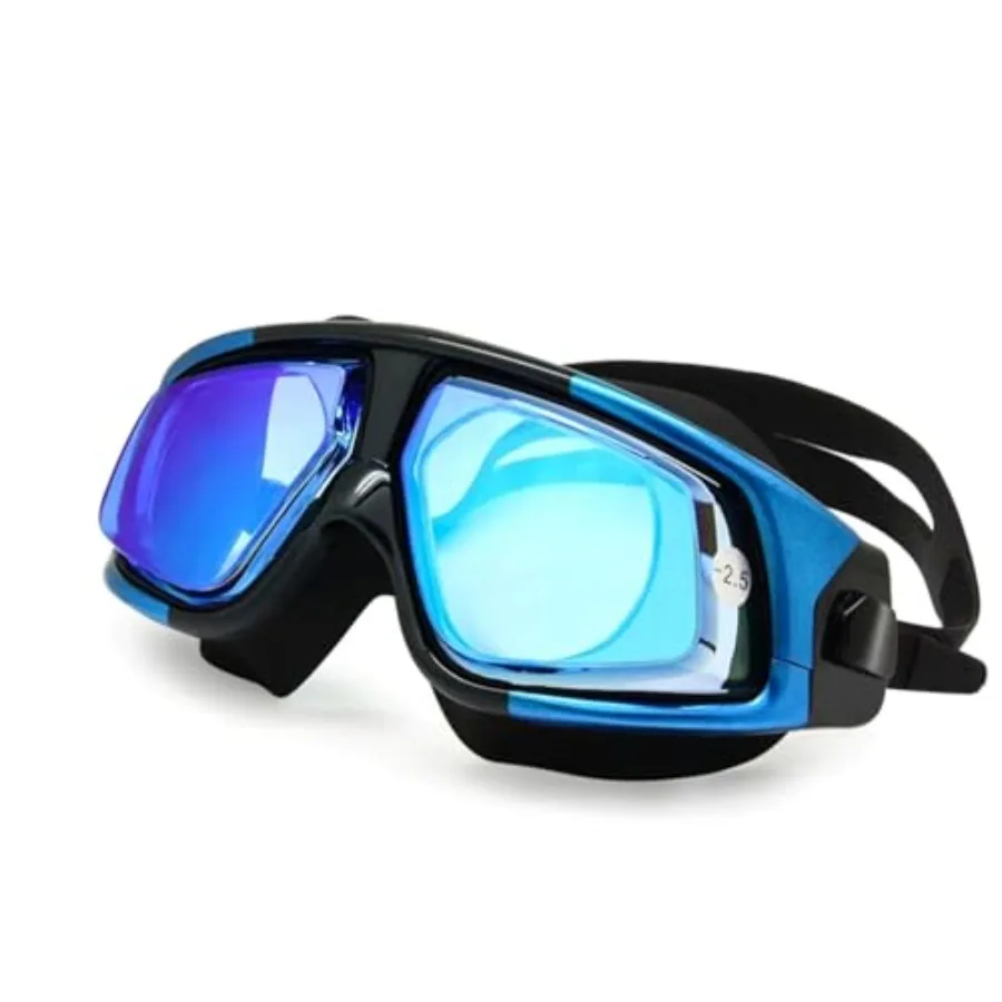 Swimming goggles for farsighted/nearsighted use polycarbonate lens blue tint +3.0 corrective power UV protection
Swimming goggles for farsighted/nearsighted use polycarbonate lens blue tint +3.0 corrective power UV protection