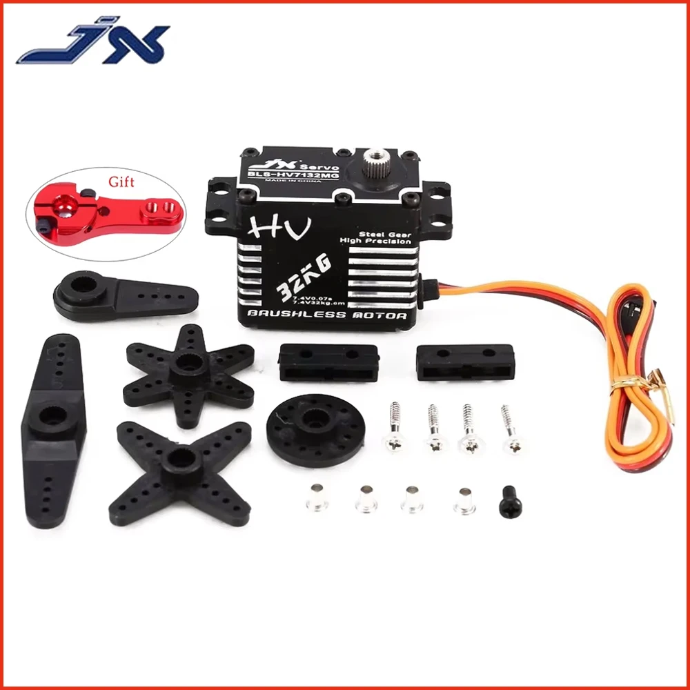 Цифровой бесщеточный сервопривод JX BLS-HV7132MG 6-7.4V 32KG HV с металлическим редуктором из алюминия с ЧПУ для радиоуправляемых моделей 1/5: автомобилей, грузовиков, роботов, самолетов, дронов
Цифровой бесщеточный сервопривод JX BLS-HV7132MG 6-7.4V 32KG HV с металлическим редуктором из алюминия с ЧПУ для радиоуправляемых моделей 1/5: автомобилей, грузовиков, роботов, самолетов, дронов