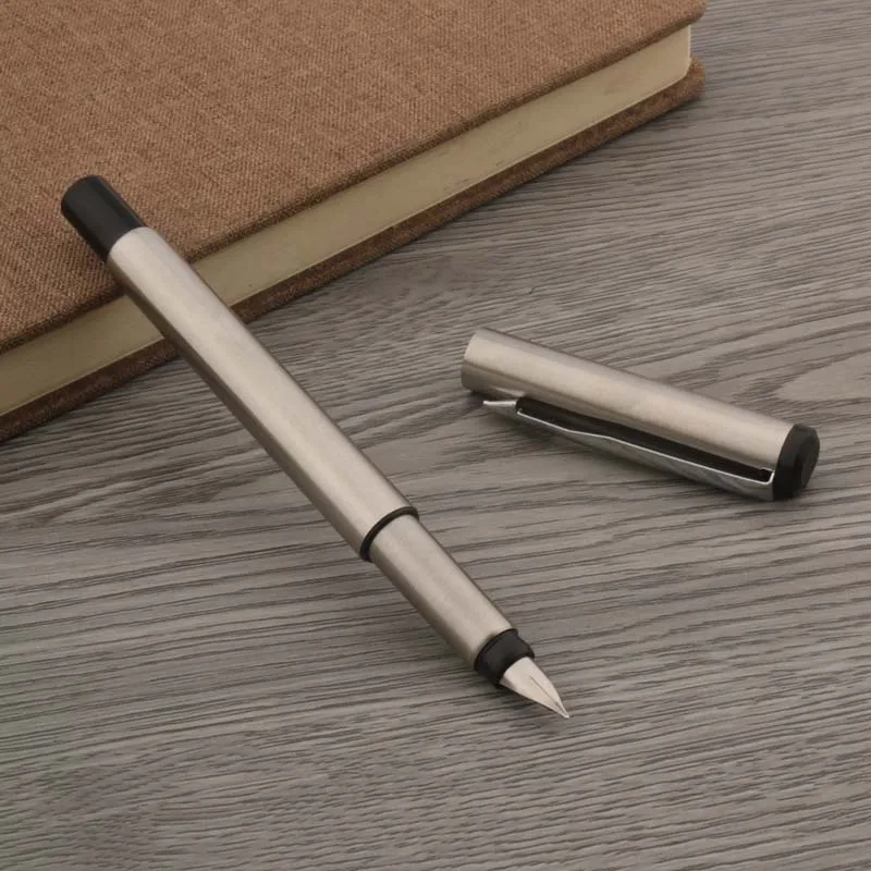 1 шт., абсолютно новая перьевая ручка из нержавеющей стали, бизнес-офис, школьные принадлежности, письмо
1 шт., абсолютно новая перьевая ручка из нержавеющей стали, бизнес-офис, школьные принадлежности, письмо