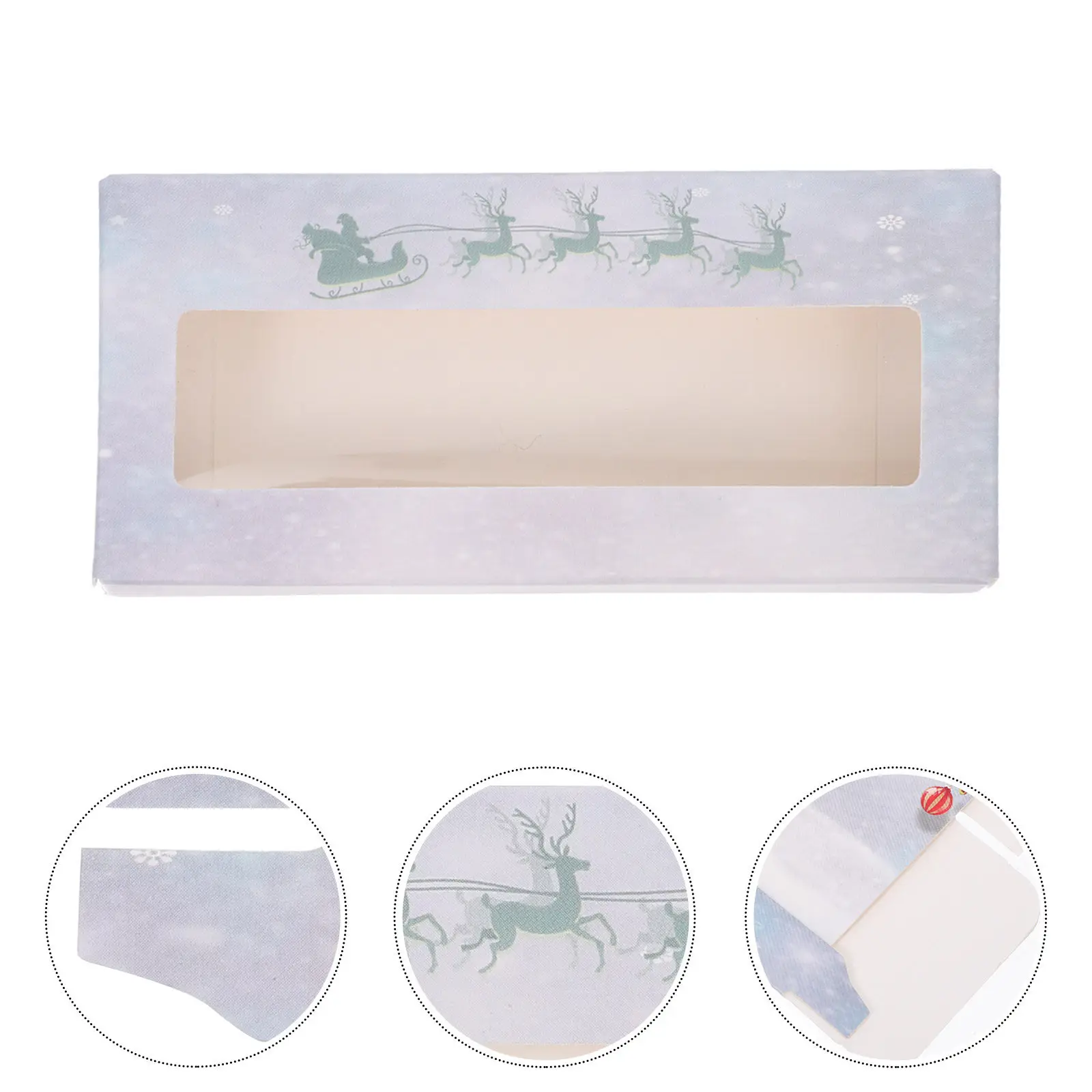 25Pcs Christmas False Eyelash Storage Boxes Premium Paper Xmas Eyelash Organizer Portable Case for False Lashes Gift
25Pcs Christmas False Eyelash Storage Boxes Premium Paper Xmas Eyelash Organizer Portable Case for False Lashes Gift