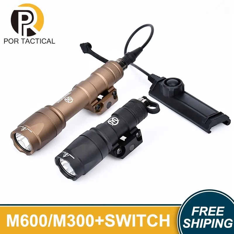 WADSN Airsoft M600 M600C M300 Tactical Hunting Weapon Flashlight SF M300A MINI Scout Light With Dual Function Pressure Switch
WADSN Airsoft M600 M600C M300 Tactical Hunting Weapon Flashlight SF M300A MINI Scout Light With Dual Function Pressure Switch
