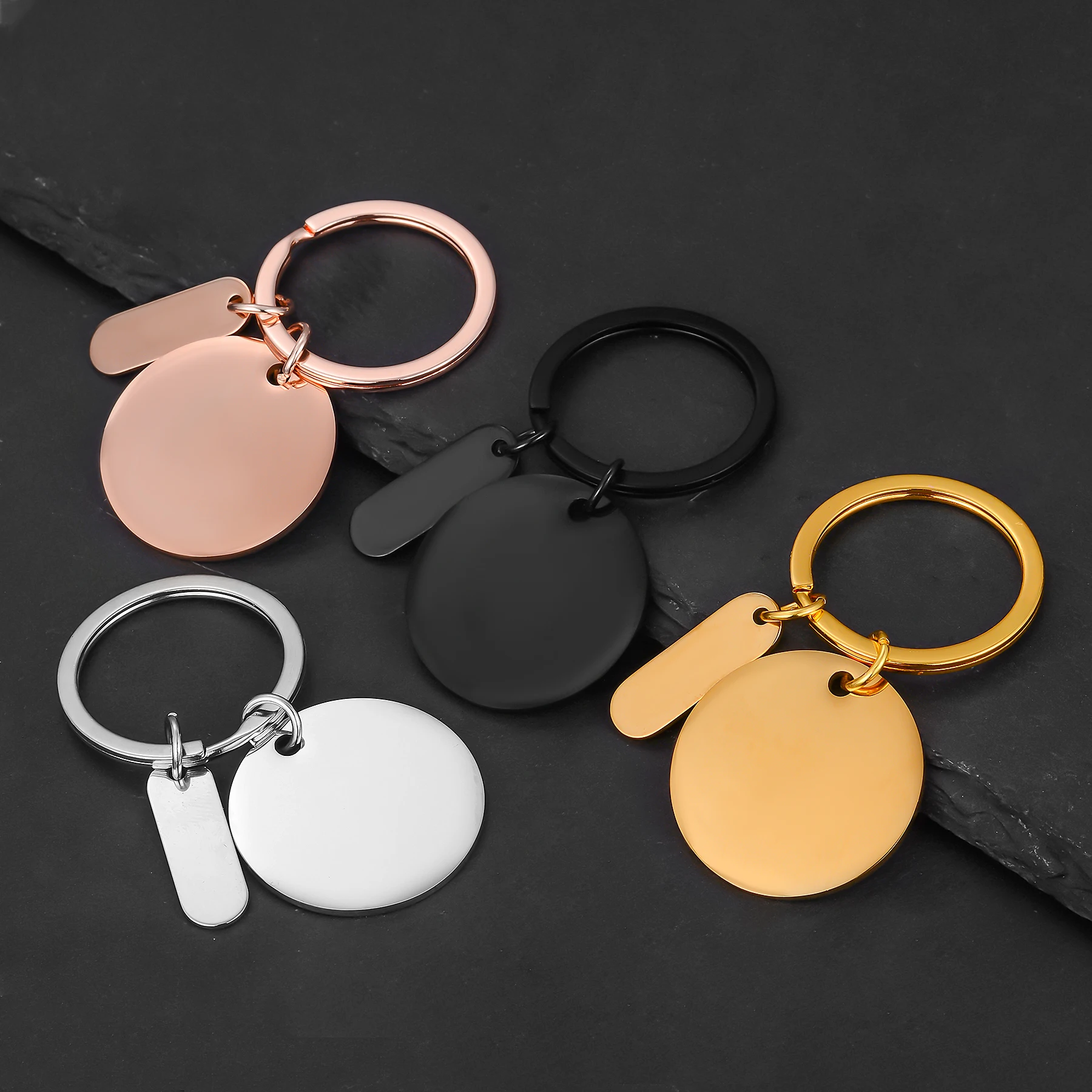 10Pcs High Quality Mirror Polishing Stainless Steel Keychains Round Geometry Charms Pendant Accessories Jewelry Keyring
10Pcs High Quality Mirror Polishing Stainless Steel Keychains Round Geometry Charms Pendant Accessories Jewelry Keyring
