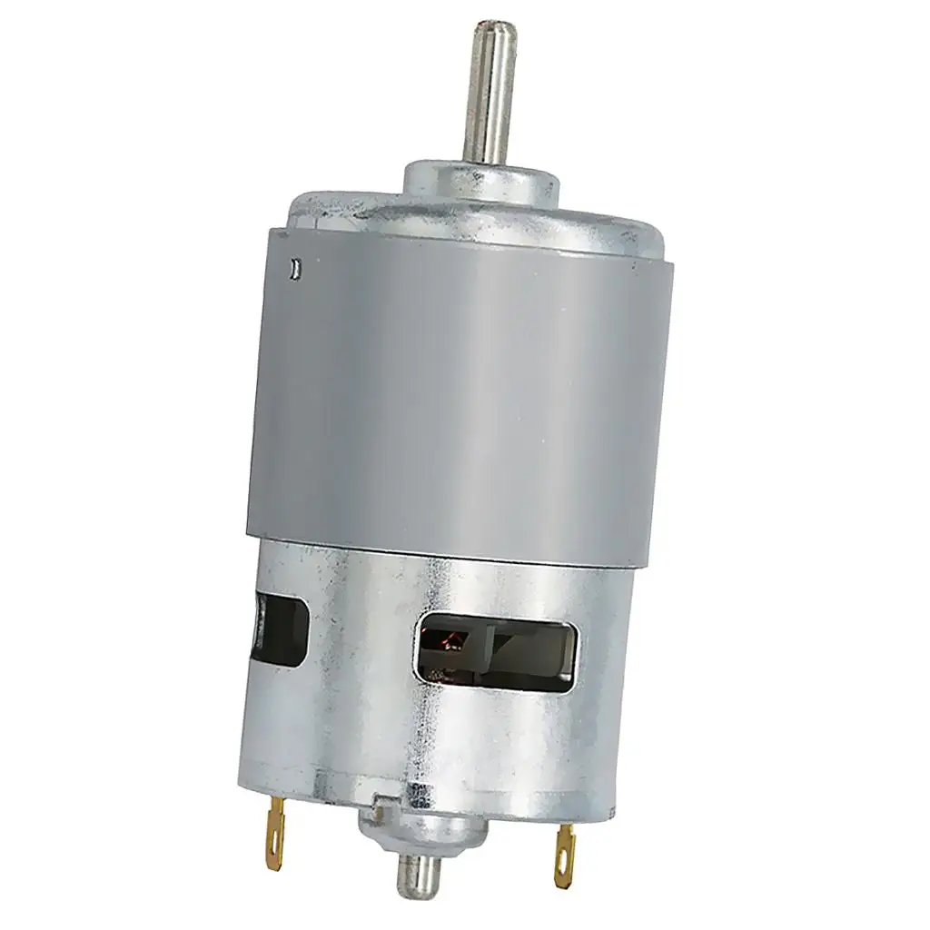 High Power 775 Ball Bearing Micro Motor Large Torque Alloy DC Motor Reliable Driver for Electric Fans and Sprayers
High Power 775 Ball Bearing Micro Motor Large Torque Alloy DC Motor Reliable Driver for Electric Fans and Sprayers