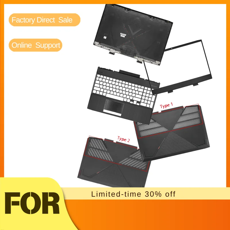 New For HP Omen 15-DC TPN-Q211 Series Laptop LCD Back Cover/Front Bezel/Palmrest/Lower Bottom Case/Air Outlet
New For HP Omen 15-DC TPN-Q211 Series Laptop LCD Back Cover/Front Bezel/Palmrest/Lower Bottom Case/Air Outlet