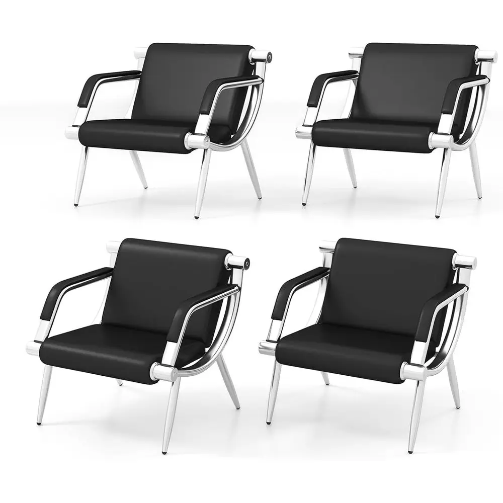 Black PU Leather Waiting Room Chairs Set of 4, Ideal for Lobby, Office, Clinic, and More
Black PU Leather Waiting Room Chairs Set of 4, Ideal for Lobby, Office, Clinic, and More