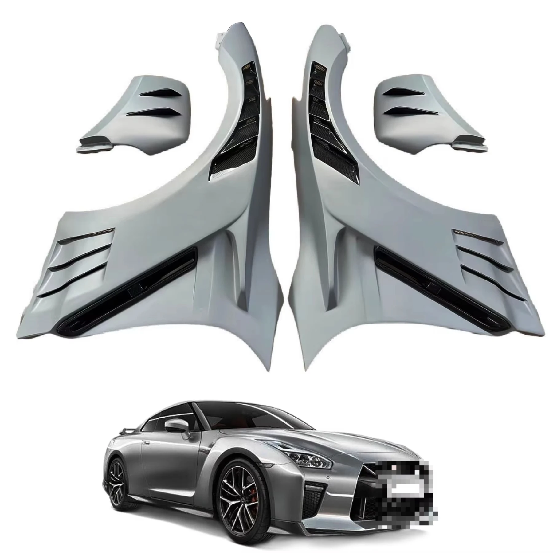 Для Nissan GT-R R35 2007-2023 широкофюзевые крылья гибридные углеродное волокно стекловолокно новый сорт стальные верхние секретные капоты двигателя
Для Nissan GT-R R35 2007-2023 широкофюзевые крылья гибридные углеродное волокно стекловолокно новый сорт стальные верхние секретные капоты двигателя