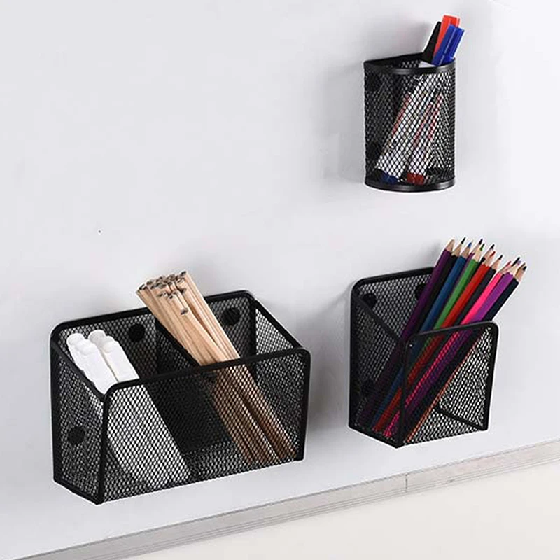 Magnetic Pencil Holder Stationery Storage Mesh Basket Desktop Pen Makeup Brush Container Kitchen Refrigerator Organizer
Magnetic Pencil Holder Stationery Storage Mesh Basket Desktop Pen Makeup Brush Container Kitchen Refrigerator Organizer