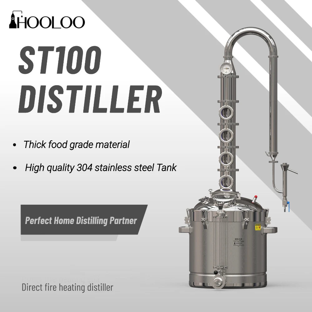 HOOLOO ST100 Дистиллятор Прямой пожарный танк Самогон Все еще дома Виски Бренди Водка Джин Ром Спирт Коммерческое оборудование Домашнее пивоварение
HOOLOO ST100 Дистиллятор Прямой пожарный танк Самогон Все еще дома Виски Бренди Водка Джин Ром Спирт Коммерческое оборудование Домашнее пивоварение