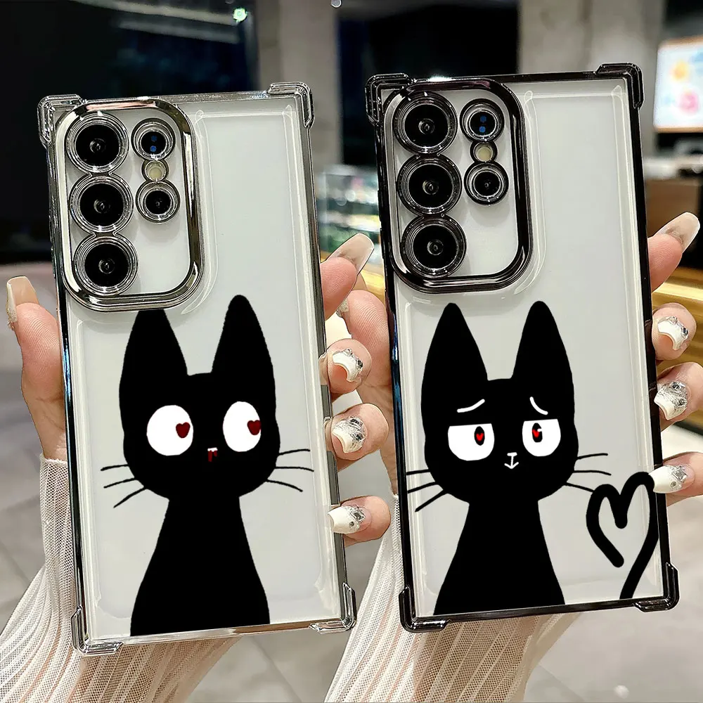 Lustful Black Cat Love Funda For Samsung S26Ultra Phone Case For Galaxy S25 FE S26 S24 S23 S22 S21 Ultra S20 Plus 5G Clear Cover
Lustful Black Cat Love Funda For Samsung S26Ultra Phone Case For Galaxy S25 FE S26 S24 S23 S22 S21 Ultra S20 Plus 5G Clear Cover