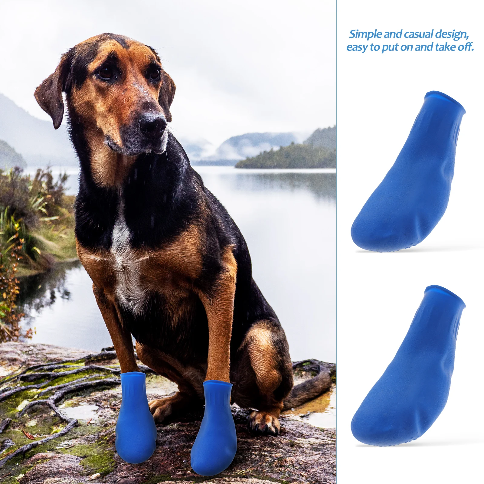 4pcs Dog Boots Waterproof Shoes for Small Dogs Paw Protectors Anti-Slip Rubber Sole Outdoor Walking Pet Supplies
4pcs Dog Boots Waterproof Shoes for Small Dogs Paw Protectors Anti-Slip Rubber Sole Outdoor Walking Pet Supplies