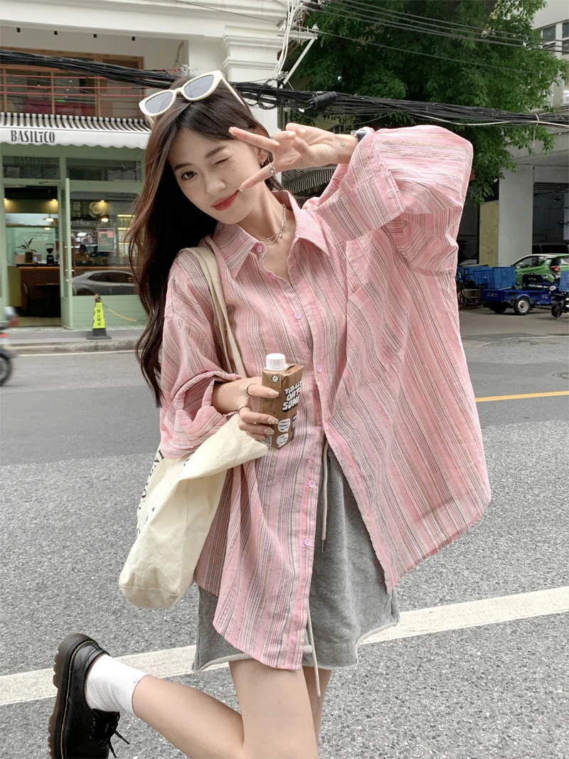Long Sleeve Shirts Womens Cotton Oversized Button Down Tops Loose Fit Cottagecore Feminine Elegant Spring Comfortable Weekend
Long Sleeve Shirts Womens Cotton Oversized Button Down Tops Loose Fit Cottagecore Feminine Elegant Spring Comfortable Weekend