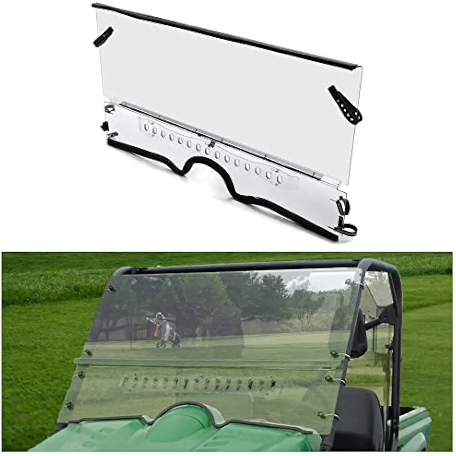 1/4 Front Clear Windshield Compatible with 2006-2009 Yamaha Rhino 450/ 2004-2007 Rhino 660/ 2008-2013 Rhino 700 Vented Windscr
1/4 Front Clear Windshield Compatible with 2006-2009 Yamaha Rhino 450/ 2004-2007 Rhino 660/ 2008-2013 Rhino 700 Vented Windscr