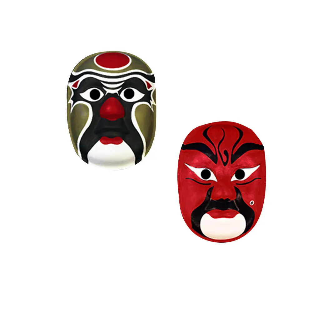 2 pcs Eco-Friendly Paper Peking Opera Face Mask Durable Elastic Band Chinese Cultural Figure Costume Mask For Kids Adults
2 pcs Eco-Friendly Paper Peking Opera Face Mask Durable Elastic Band Chinese Cultural Figure Costume Mask For Kids Adults