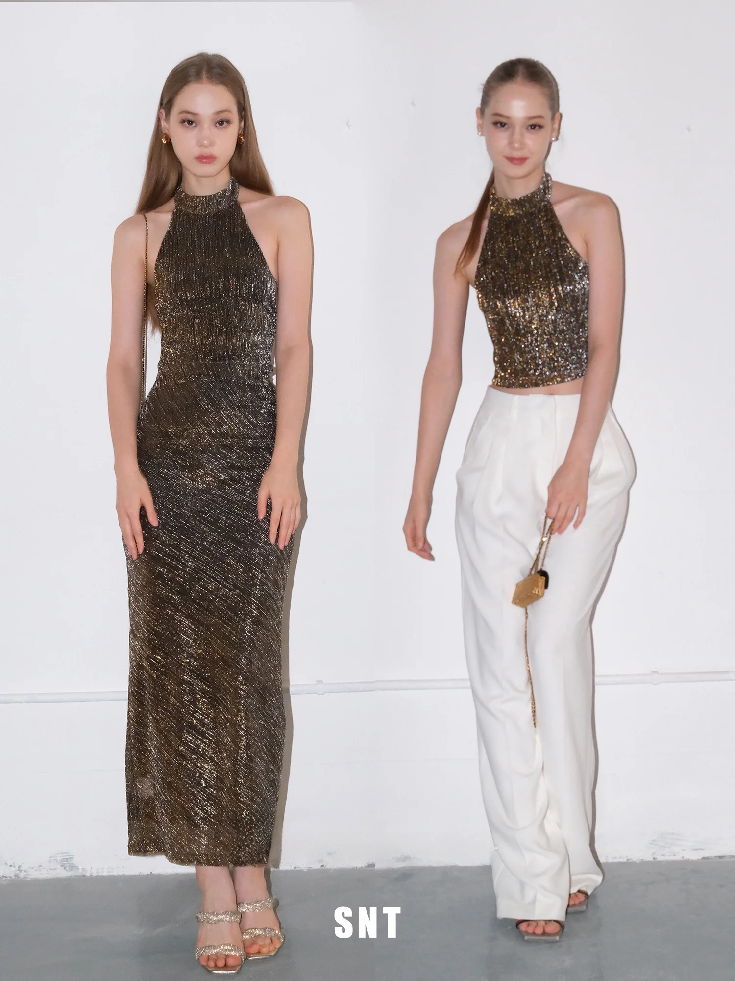 New Chinese Style Gold And Silver Thread Backless Hanging Neck Dress Women's Casual Bodycon Skirt round Neckline Citywalk Dress
New Chinese Style Gold And Silver Thread Backless Hanging Neck Dress Women's Casual Bodycon Skirt round Neckline Citywalk Dress