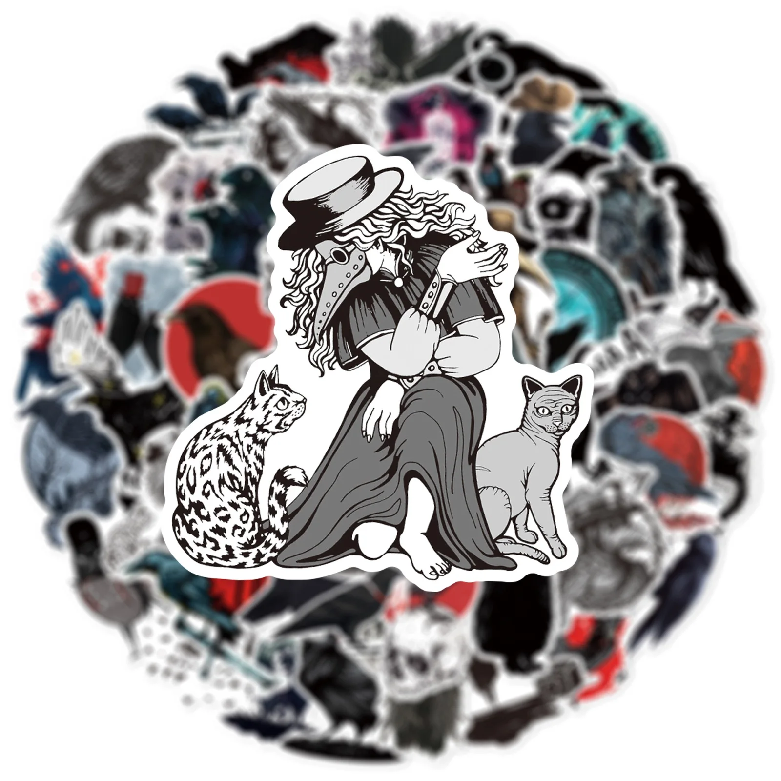 10/30/50PCS Terrifying Crow Graffiti Stickers Creative Cartoon Animal Cartoon Decal Notebook Phone Guitar Skateboard Kid Toys
10/30/50PCS Terrifying Crow Graffiti Stickers Creative Cartoon Animal Cartoon Decal Notebook Phone Guitar Skateboard Kid Toys