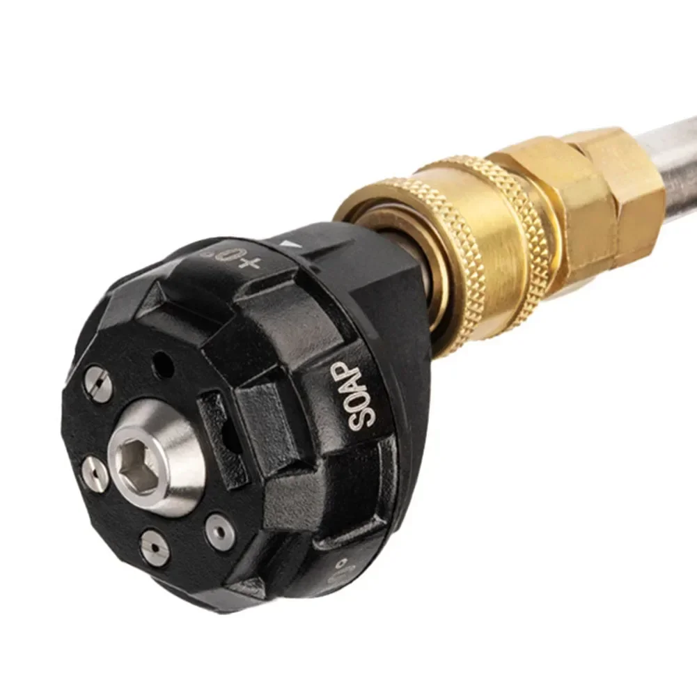 6-in-1 Multiple High Pressure Rotating Turbo Nozzle Adapter For K2 K3 K4 K5 K6 K7 For Pressure Washing For Vehicles Car Rims
6-in-1 Multiple High Pressure Rotating Turbo Nozzle Adapter For K2 K3 K4 K5 K6 K7 For Pressure Washing For Vehicles Car Rims