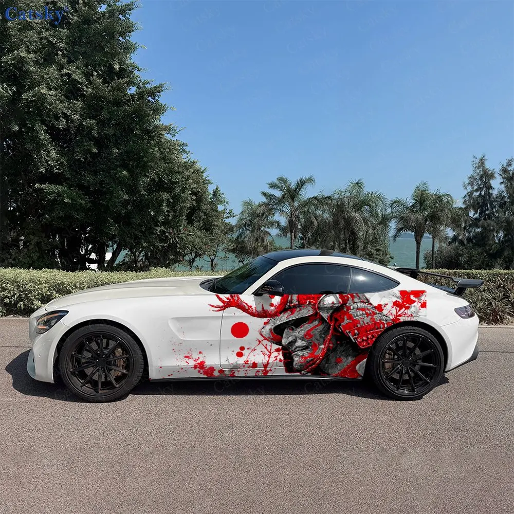 2pcs Bloody Floral Hannya Mask Car Side Wraps, Self-Adhesive PVC Waterproof & Scratch-Resistant Stickers, Car Accessory Gift
2pcs Bloody Floral Hannya Mask Car Side Wraps, Self-Adhesive PVC Waterproof & Scratch-Resistant Stickers, Car Accessory Gift