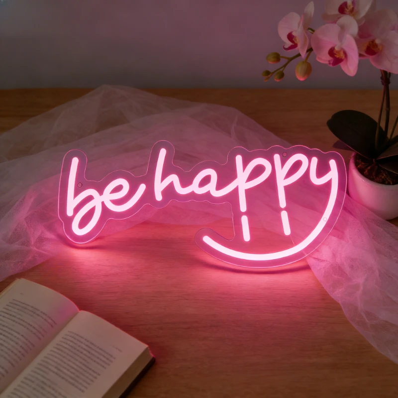 Be Happy Smile Neon Sign LED Night Light USB Rechargeable Aesthetic Mood Lamp for Bedroom Living Room Home Decor Gift
Be Happy Smile Neon Sign LED Night Light USB Rechargeable Aesthetic Mood Lamp for Bedroom Living Room Home Decor Gift