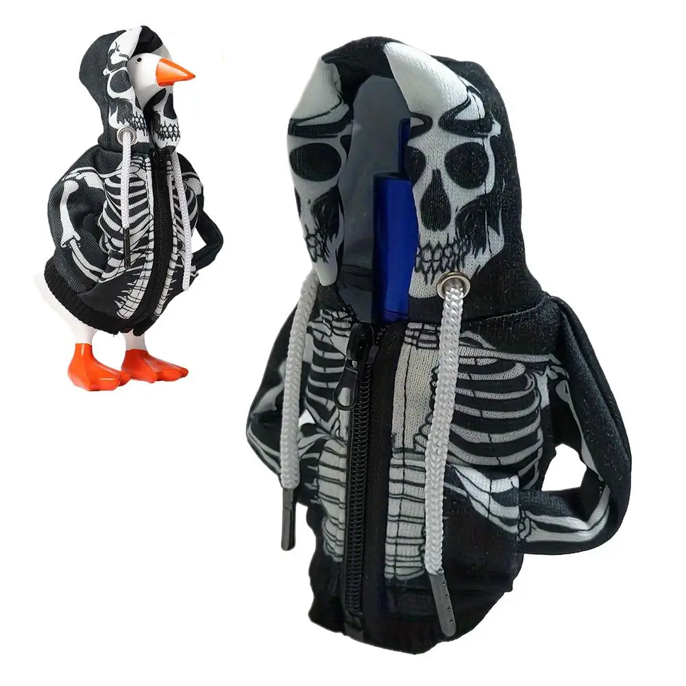 Halloween Desktop Goose-shaped Costume Mini Skull pattern Hoodie for 7-inch Desktop Goose Styling Clothing Accessories
Halloween Desktop Goose-shaped Costume Mini Skull pattern Hoodie for 7-inch Desktop Goose Styling Clothing Accessories