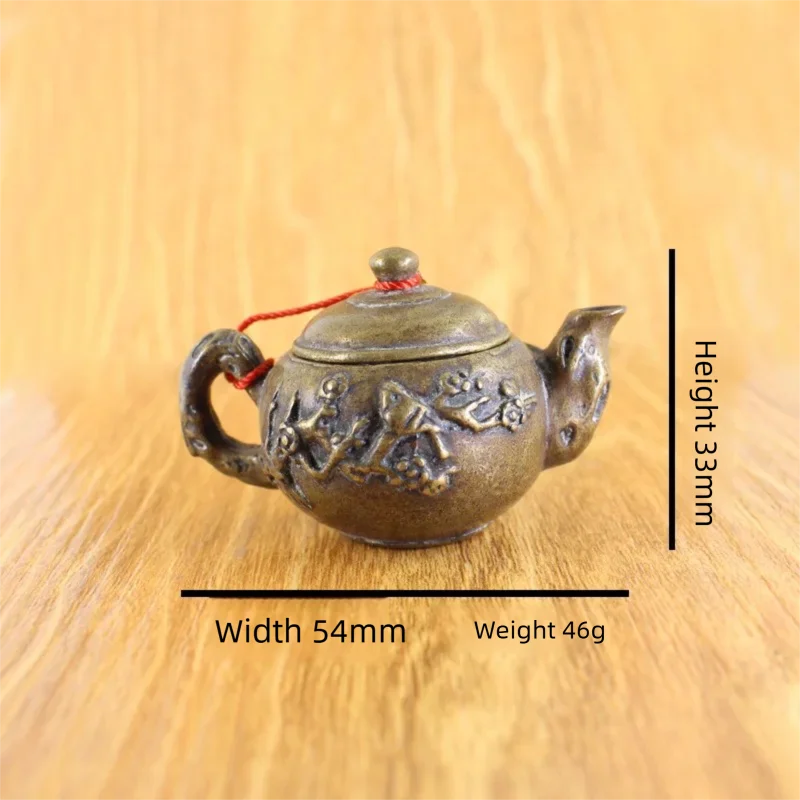 Brass Zen Tea Pet Decoration, Buddha Statue Home Office Tea Room Decor Gift, Antique Teapot Collectible Mini Teapot
Brass Zen Tea Pet Decoration, Buddha Statue Home Office Tea Room Decor Gift, Antique Teapot Collectible Mini Teapot