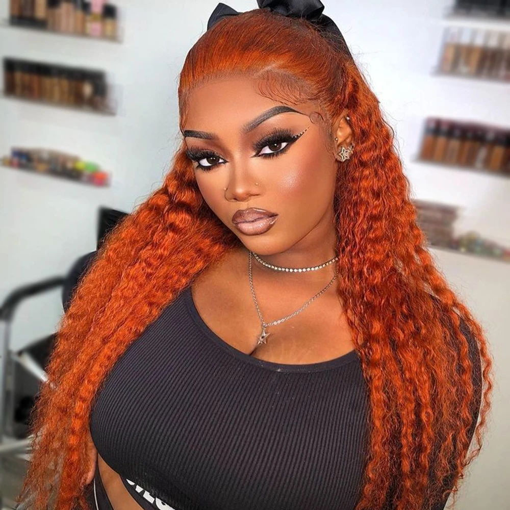 Deep Wave Ginger Orange HD Lace Front Wigs Human Hair #350 Colored Wigs 100% Human Hair 13x4 13x6 Lace Front Wigs Orange Ginger
Deep Wave Ginger Orange HD Lace Front Wigs Human Hair #350 Colored Wigs 100% Human Hair 13x4 13x6 Lace Front Wigs Orange Ginger