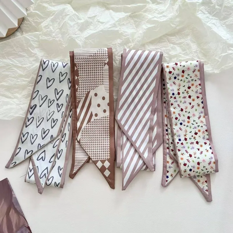 Khaki Small Silk Scarf Spring Thin Style Neck Scarf Fashion Versatile Hair Tie Bag Binding Ribbon Women Elegant Accessories
Khaki Small Silk Scarf Spring Thin Style Neck Scarf Fashion Versatile Hair Tie Bag Binding Ribbon Women Elegant Accessories