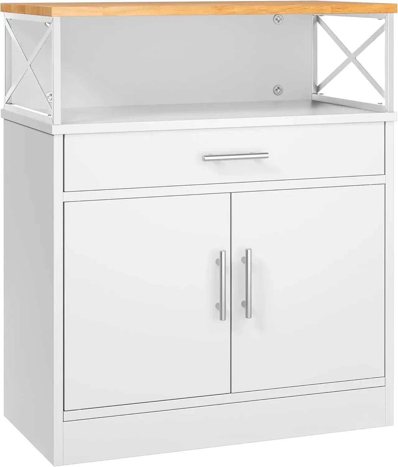 Kitchen Buffet Cabinet with Adjustable Shelf, Modern Kitchen Storage Cabinet,Farmhouse Coffee Bar Cabinet(White)
Kitchen Buffet Cabinet with Adjustable Shelf, Modern Kitchen Storage Cabinet,Farmhouse Coffee Bar Cabinet(White)