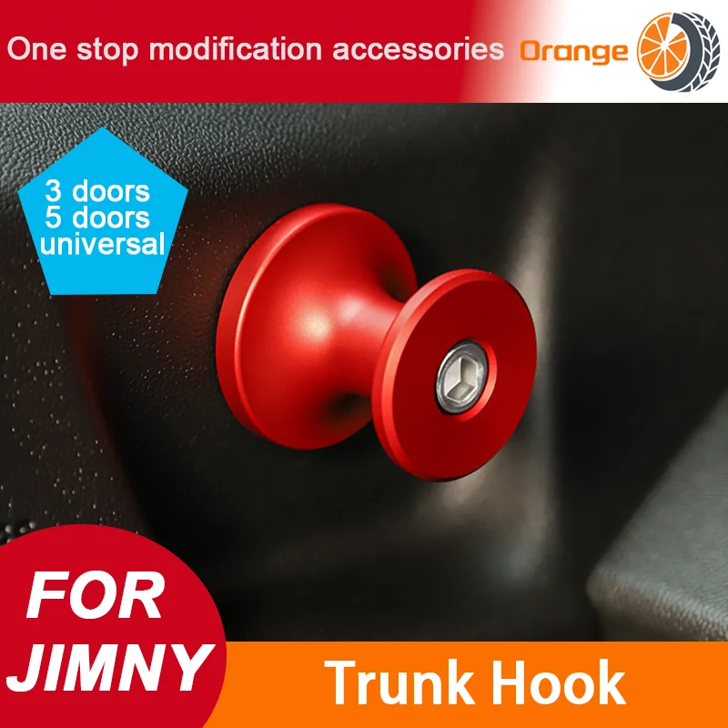 Aluminum Alloy Rear Trunk Hook for Suzuki Jimny 5-Door 2019-2026 Interior Modification Car Accessories
Aluminum Alloy Rear Trunk Hook for Suzuki Jimny 5-Door 2019-2026 Interior Modification Car Accessories