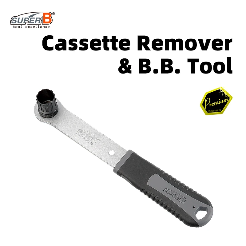 Super B Bicycle Repair Tools Cassette Remover & B.B. Tool Freewheel Tools Heat Treated High-grade Steel TB-CP15
Super B Bicycle Repair Tools Cassette Remover & B.B. Tool Freewheel Tools Heat Treated High-grade Steel TB-CP15