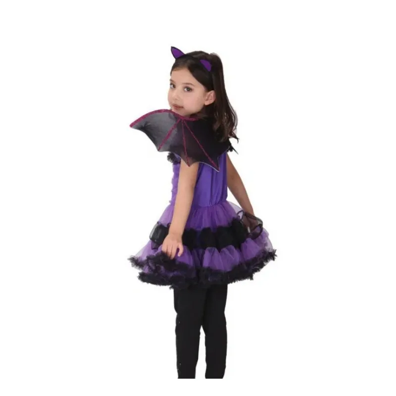 Role Play Clothing Children Kids Girls Purple Bat Vampire Princess Dress Fancy Cosplay Costume Witch Clothes With Wing Halloween
Role Play Clothing Children Kids Girls Purple Bat Vampire Princess Dress Fancy Cosplay Costume Witch Clothes With Wing Halloween
